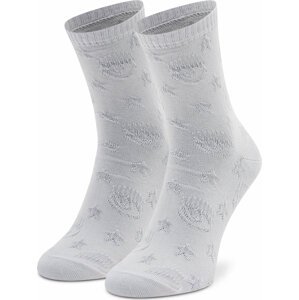 Dámské klasické ponožky Chiara Ferragni 73SB0J25 Bright White 007