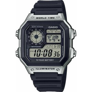 Hodinky Casio AE-1200WH-1CVEF Black/Silver