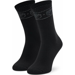 Dámské klasické ponožky Chiara Ferragni 73SB0J07 Black 899