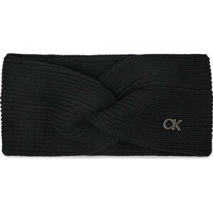 Textilní čelenka Calvin Klein Re-Lock K60K610389 Ck Black BAX