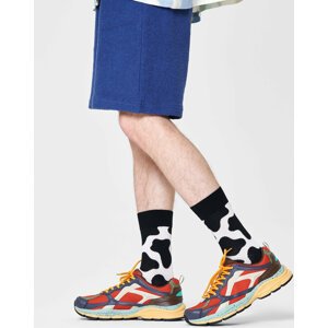 Klasické ponožky Unisex Happy Socks COW01-9300 Černá