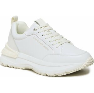 Sneakersy Calvin Klein Jeans Chunky Runner Rec Lth-Tpu Insert YM0YM00680 White/Ivory 0K7