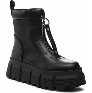 Polokozačky Buffalo Ava Front Zip Boot 1622338 Black