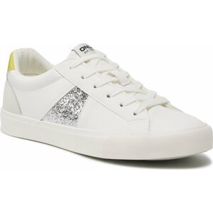 Sneakersy ONLY Shoes Onlsunny-11 15288092 White/Silver Gli