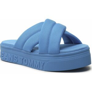 Nazouváky Tommy Jeans Fltrm Sandal EN0EN02116 Deep Sky Blue C2P