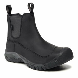 Kotníková obuv s elastickým prvkem Keen Anchorage Boot III WP 1017789 Black/Raven