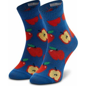 Vysoké dětské ponožky Happy Socks KAPP01-6300 Tmavomodrá