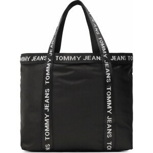 Kabelka Tommy Jeans Tjw Essential Tote AW0AW14953 Černá