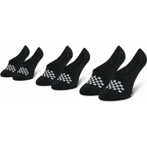 Sada 3 párů dětských kotníkových ponožek Vans Classic Canoodle VN0A48HCY281 Black/White