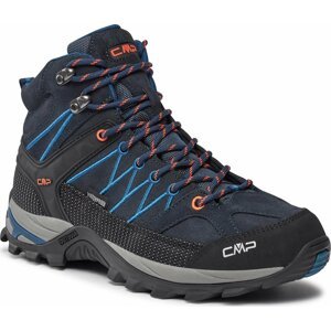 Trekingová obuv CMP Rigel Mid Trekking Shoes Wp 3Q12947 B.Blue-Flash Orange 27NM