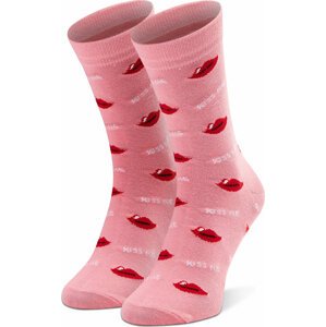 Dámské klasické ponožky Dots Socks DTS-SX-491-R-3942 Růžová