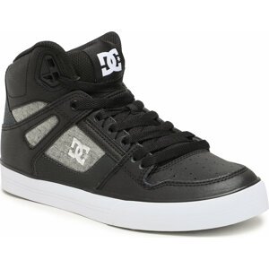 Sneakersy DC Pure Ht Wc ADYS400043 Black/White/Armor KWA