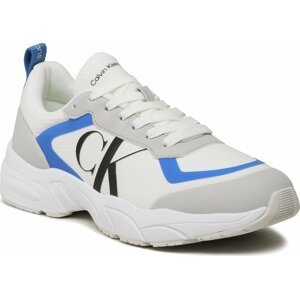 Sneakersy Calvin Klein Jeans Retro Tennis Mesh YM0YM00638 White/BLue 0LI