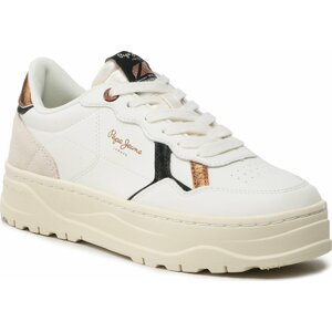 Sneakersy Pepe Jeans Kore Retry W PLS31447 Off White