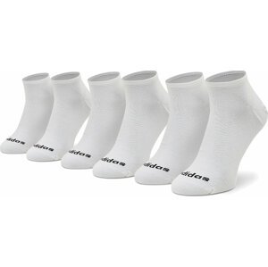 Sada 3 párů nízkých ponožek unisex adidas Low Cut 3 Pp GE1382 Bílá