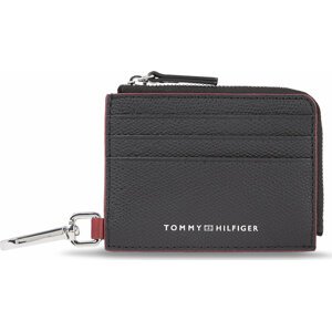 Pánská peněženka Tommy Hilfiger Th Struc Leather Cc With Zip AM0AM11939 Black BDS