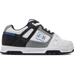 Sneakersy DC Stag 320188 White/Grey/Blue HYB