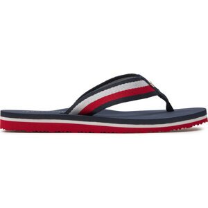 Žabky Tommy Hilfiger Corporate Beach Sandal FW0FW07986 Red White Blue 0G0
