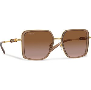 Sluneční brýle Versace 0VE2261 Brown Transparent 100213