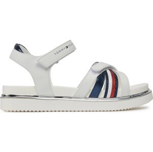 Sandály Tommy Hilfiger Velcro Sandal T3A2-33240-0273 S White/Blue X336