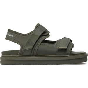 Sandály Calvin Klein Jeans Sandal Velcro Np In Mr YM0YM00940 Dusty Olive/Classic Green 0II