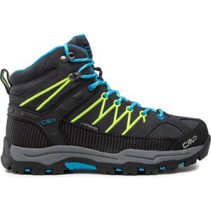 Trekingová obuv CMP Kids Rigel Mid Trekking Shoes Wp 3Q12944J Antracite/Yellow Fluo