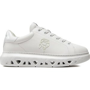 Sneakersy KARL LAGERFELD KL54530 White Lthr/Mono 01W