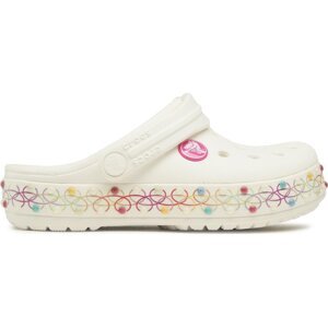 Nazouváky Crocs Crocband Stretch 208270 White/Multi