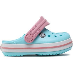 Nazouváky Crocs Crocband Clog T 207005 Ice Blue/White