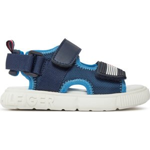 Sandály Tommy Hilfiger Velcro T1B2-33420-1591 S Blue 800