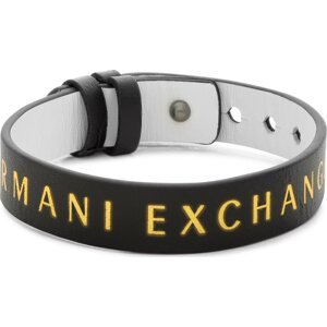 Náramek Armani Exchange Logo AXG0107040 White/Black