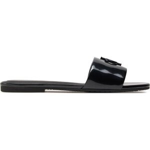 Nazouváky Calvin Klein Jeans Flat Sandal Slide Mg Met YW0YW01348 Black BEH