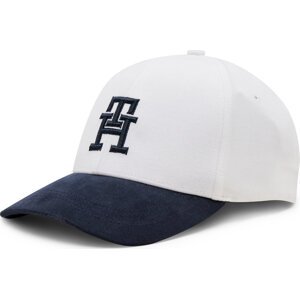 Kšiltovka Tommy Hilfiger Th Imd Brushed 6 Panel Cap AM0AM12301 White/ Space Blue YCF