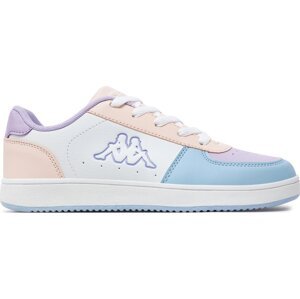 Sneakersy Kappa Logo Malone Kid 371K1IW White/Pink/Blue Lt​ A0B