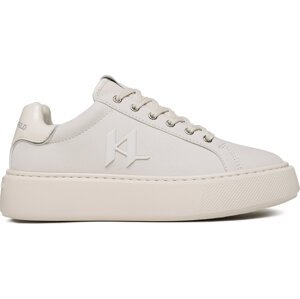 Sneakersy KARL LAGERFELD KL62217 Off White Nubuck