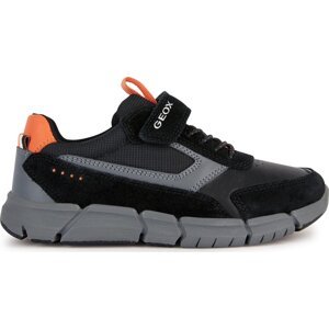 Sneakersy Geox J Flexyper Boy J359BA 05422 C0038 M Black/Orange