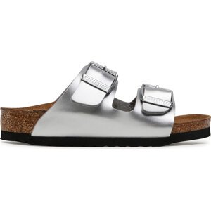 Nazouváky Birkenstock Arizona Kids 1019400 Electric Metallic Silver