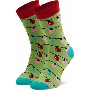 Klasické ponožky Unisex Dots Socks SX-473-Z Zelená