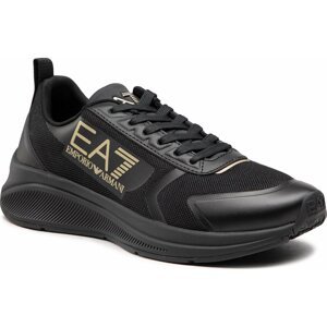 Sneakersy EA7 Emporio Armani X8X125 XK303 M701 Triple Black/Gold
