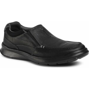 Polobotky Clarks Cotrell Free 261315937 Black Oily Leather