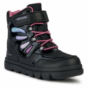 Kozačky Geox J Willaboom Girl B A J36HWA 054FU C9240 M Black/Multicolor