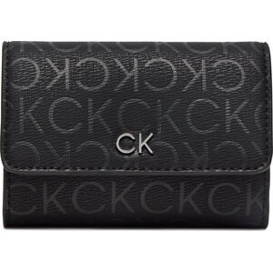 Malá dámská peněženka Calvin Klein Ck Daily Small Trifold Epi Mn K60K612637 Černá