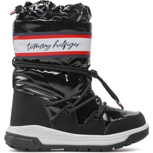 Sněhule Tommy Hilfiger Snow Boot 3A6-32436-1485 M Černá
