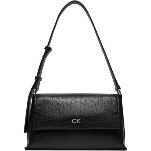 Kabelka Calvin Klein Ck Daily Shoulder Bag_Croco K60K612142 Černá