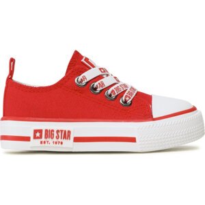 Plátěnky Big Star Shoes KK374071 Red