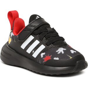 Sneakersy adidas adidas x Disney FortaRun 2.0 Mickey Cloudfoam Sport Running Elastic Lace Top Strap Shoes HP8994 Černá