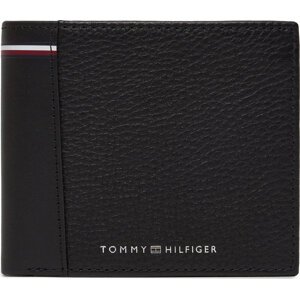 Velká pánská peněženka Tommy Hilfiger Transit Cc Flap And Coin AM0AM12519 Černá