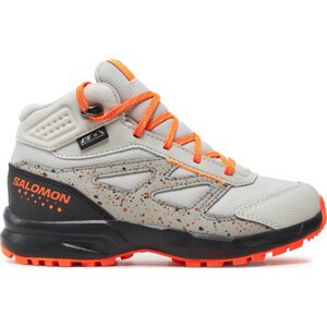 Trekingová obuv Salomon Outway Mid Climasalomon™ Waterproof L47187400 Šedá