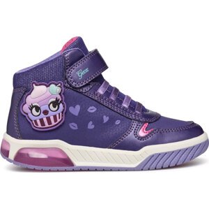 Sneakersy Geox J Inek Girl J36ASC 0CENF C8371 S Fialová