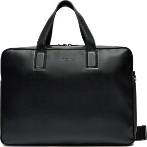 Brašna na notebook Calvin Klein Line Quilt Pu Laptop Bag K50K511876 Černá